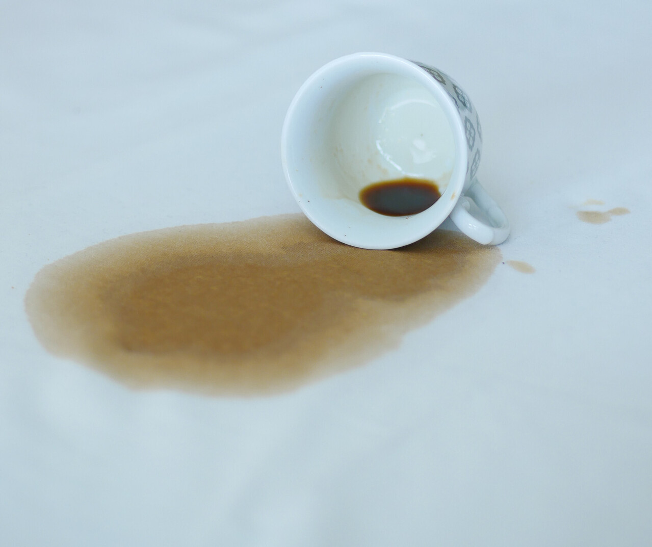 Using linens for spills or cleaning