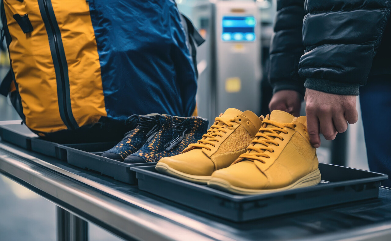 Shoes With Metal or Complex Designs Can Trigger Alarms