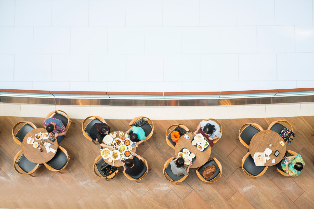 Eating and Drinking Inside Galleries