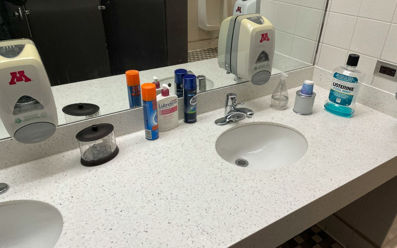 Check the Bathroom Trash and Personal Items
