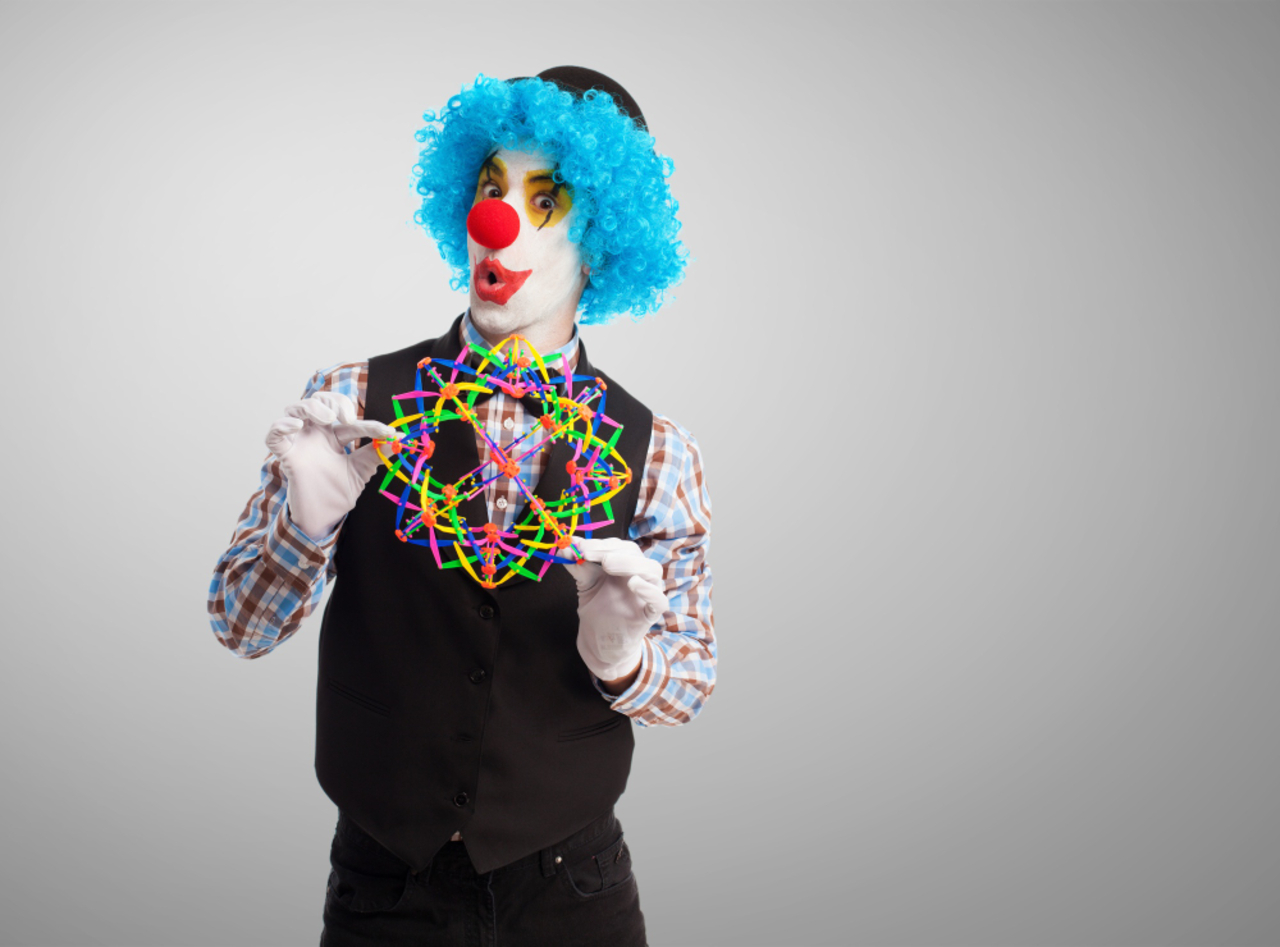 You laughed at tin clowns and novelty figures