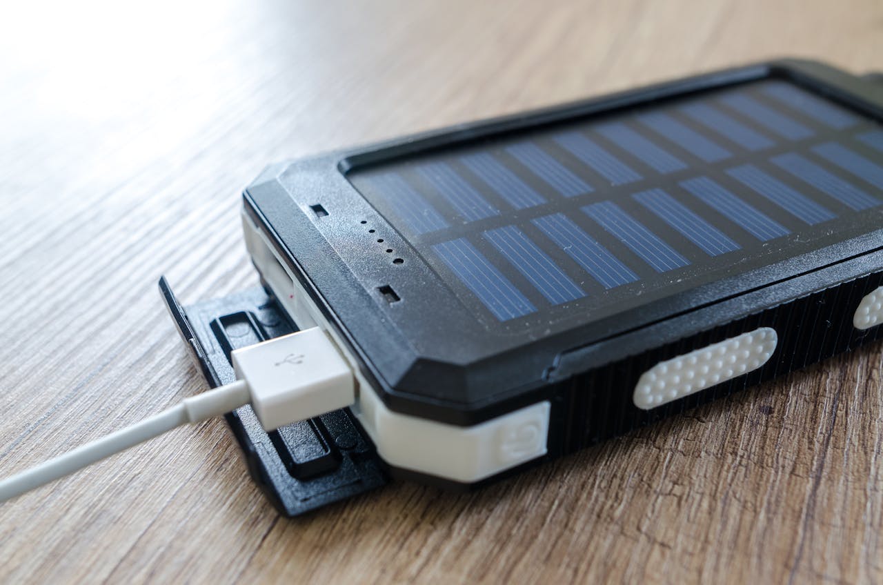 Solar-Powered Phone Charger for Day Trips