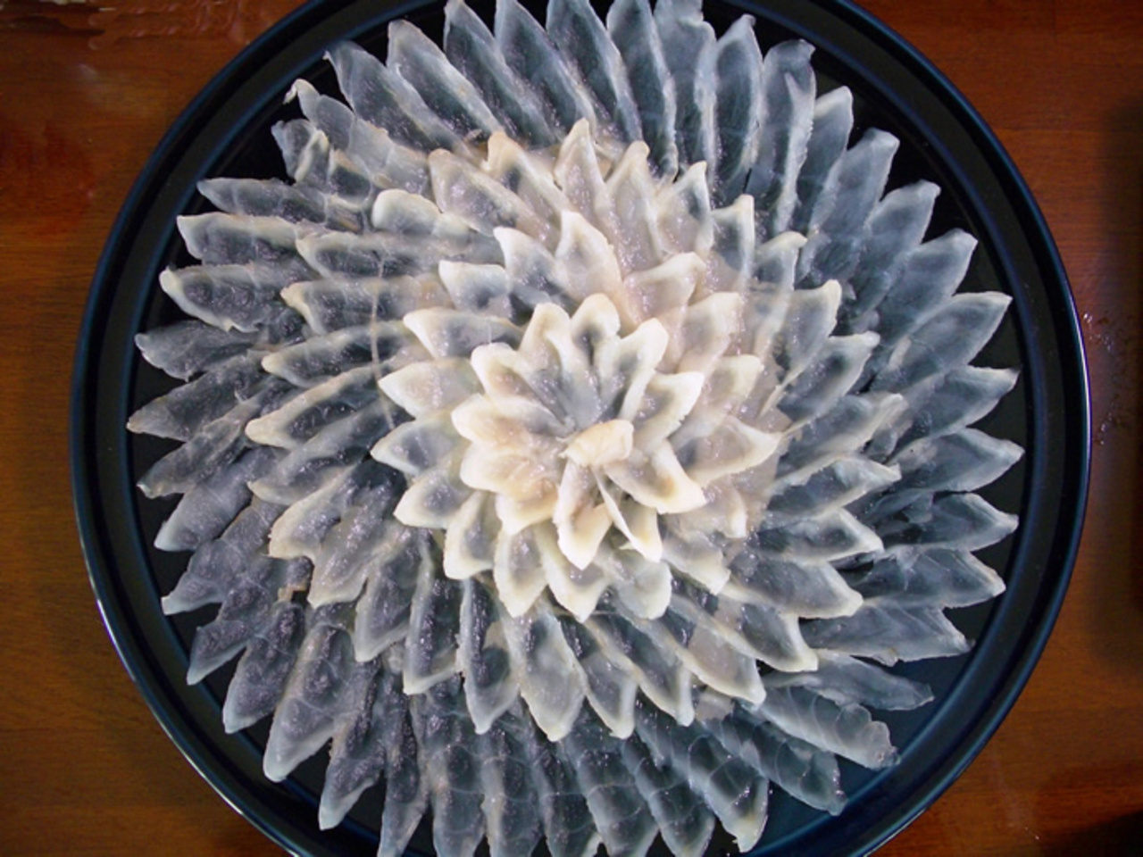 Fugu sashimi