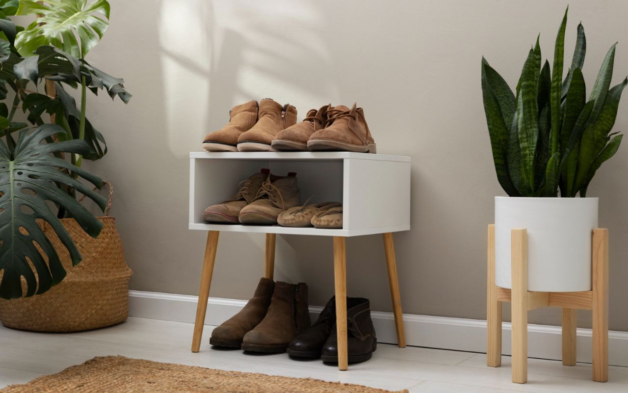 Clear Entryway Clutter and Shoes