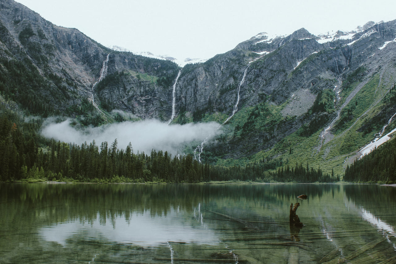 Turquoise Alpine Lake Views 