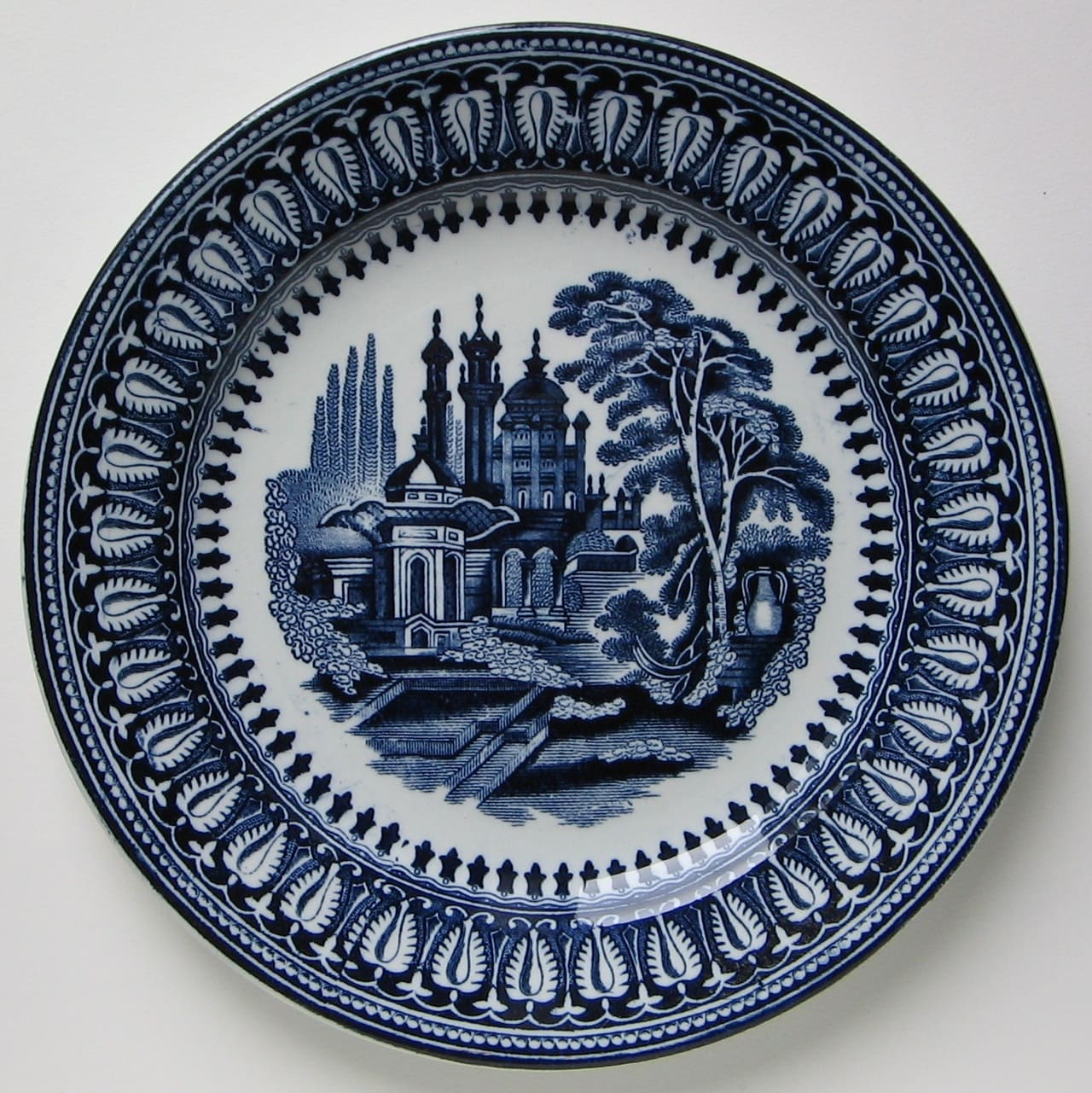 Blue and White Transferware Plates