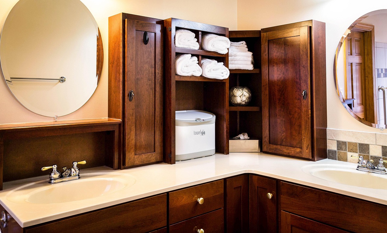 Bathroom cabinets and medicine drawers