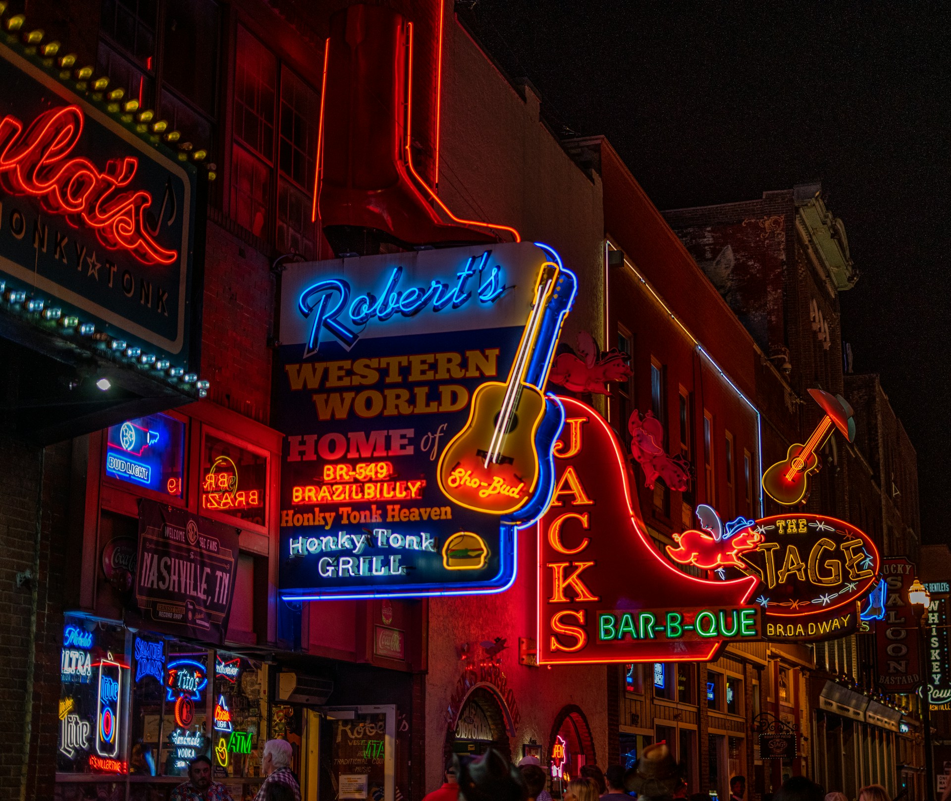 Nashville’s Broadway Strip