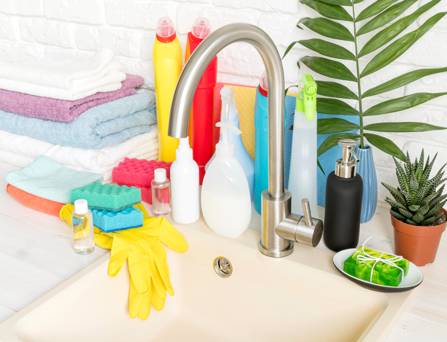 They Store Cleaning Supplies Where They Are Used