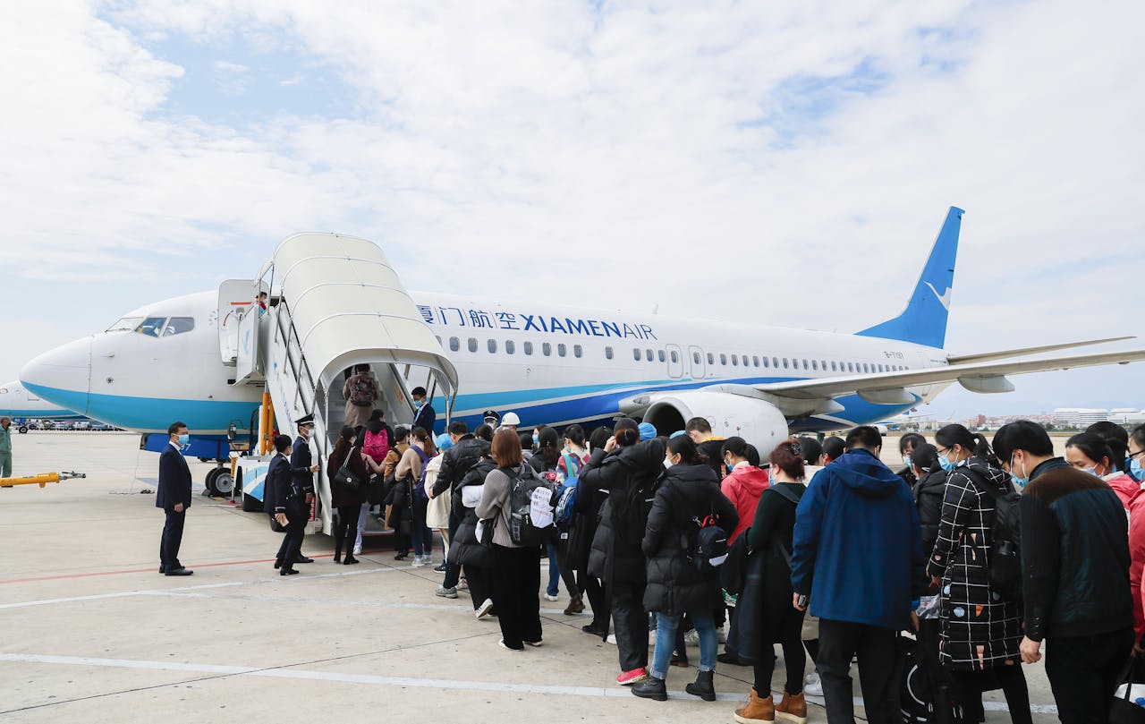 Cutting in Line While Boarding