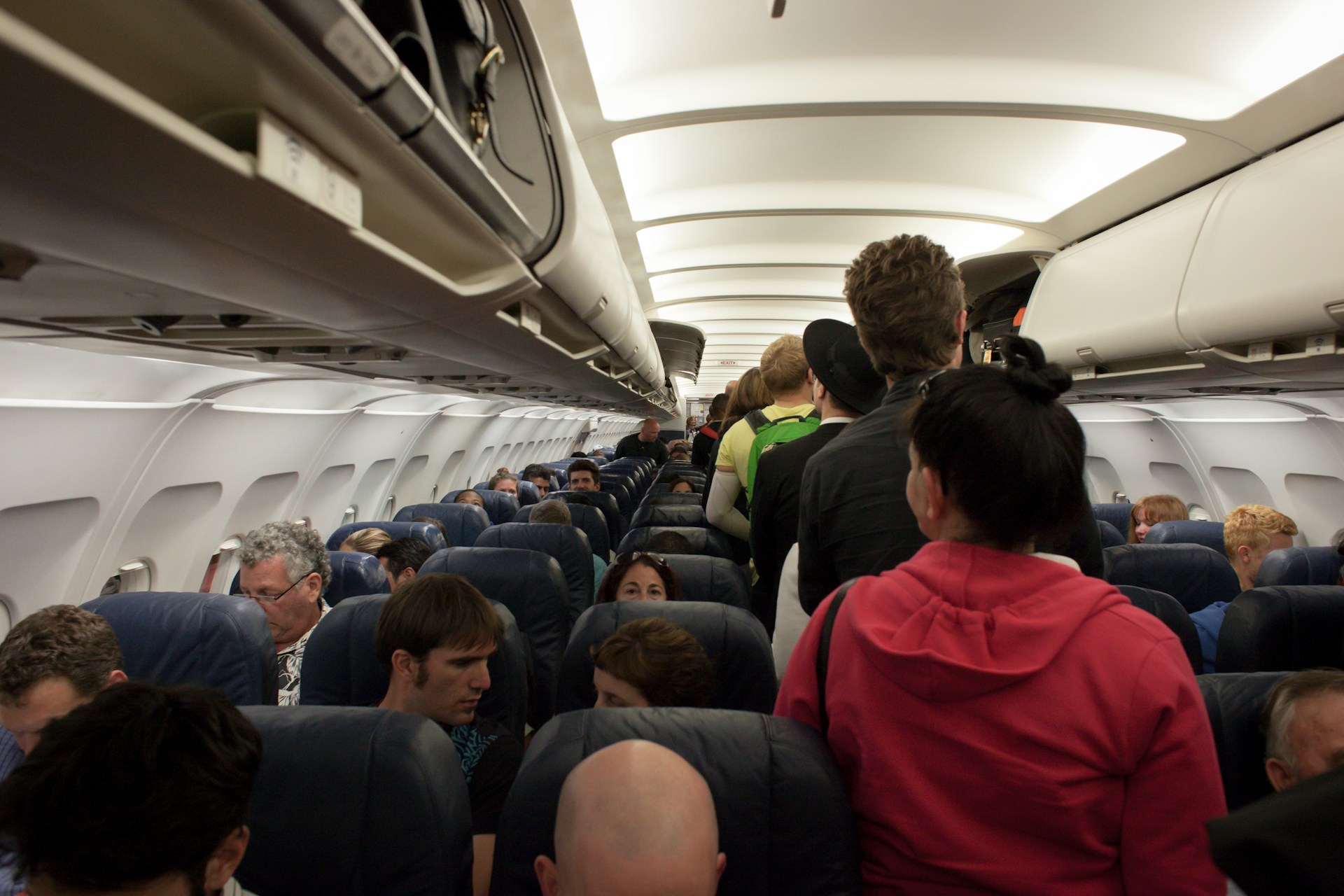 Hogging Overhead Bin Space