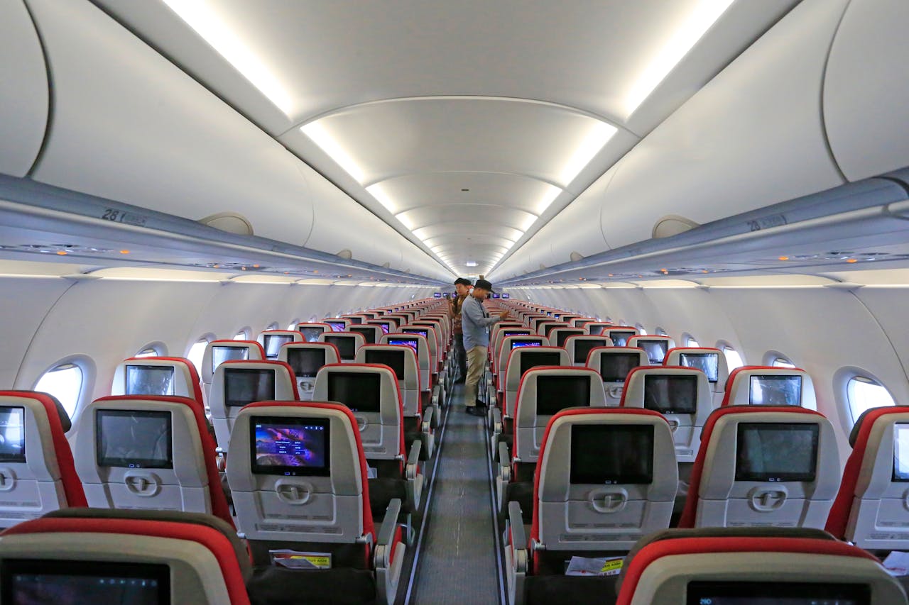 Blocking the Aisle With Personal Items