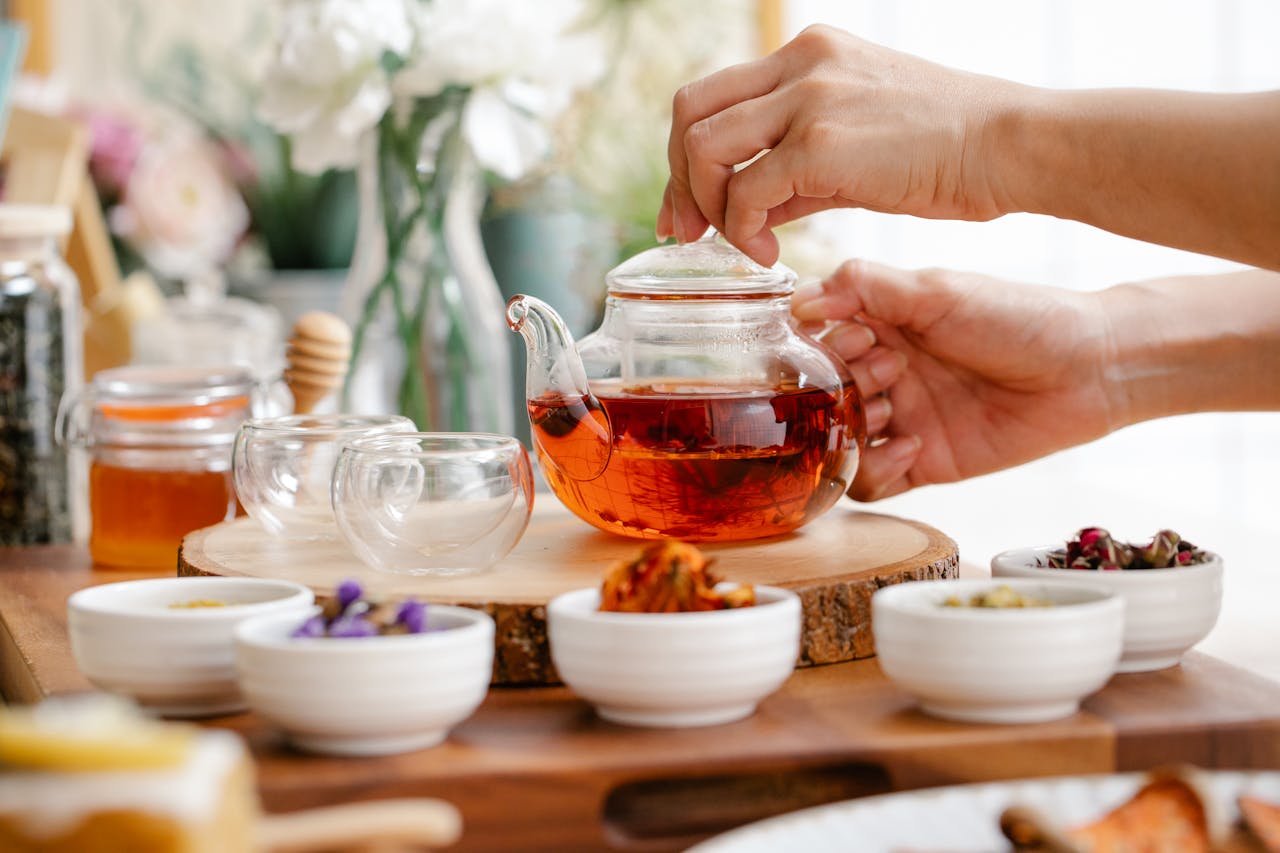 Brewing Herbal Tea Signals Rest