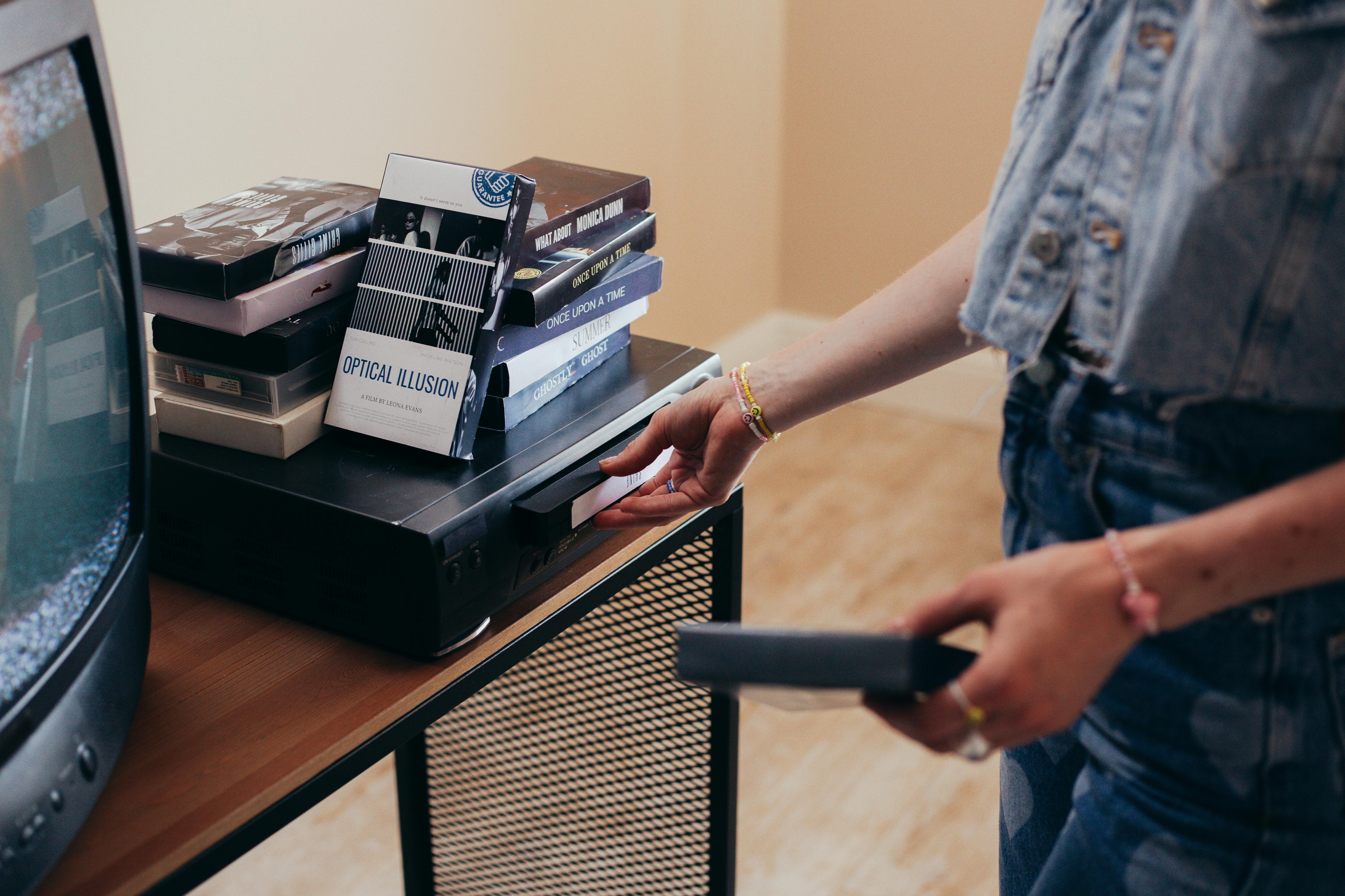 VHS Tapes and Clunky VCRs