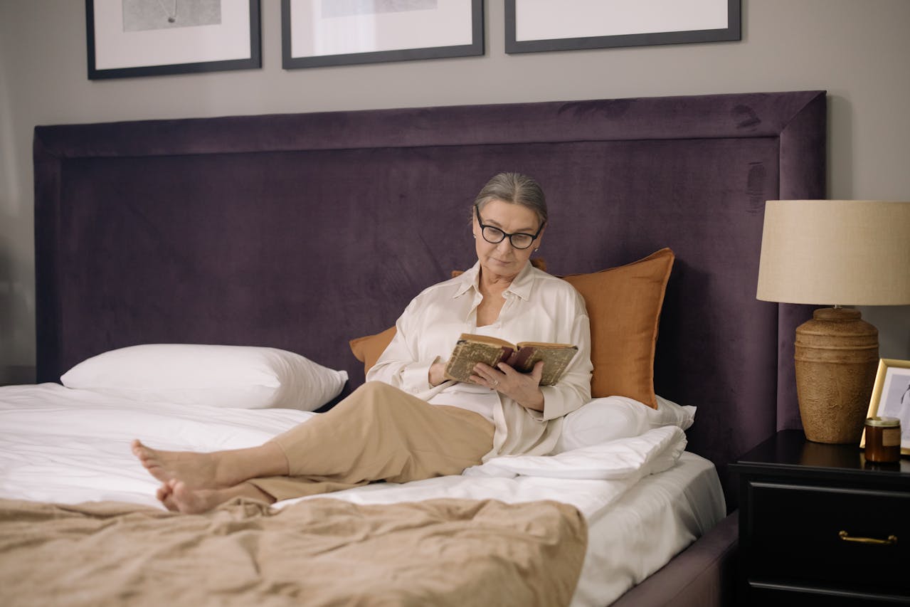 Reading Before Bed Restores Calm