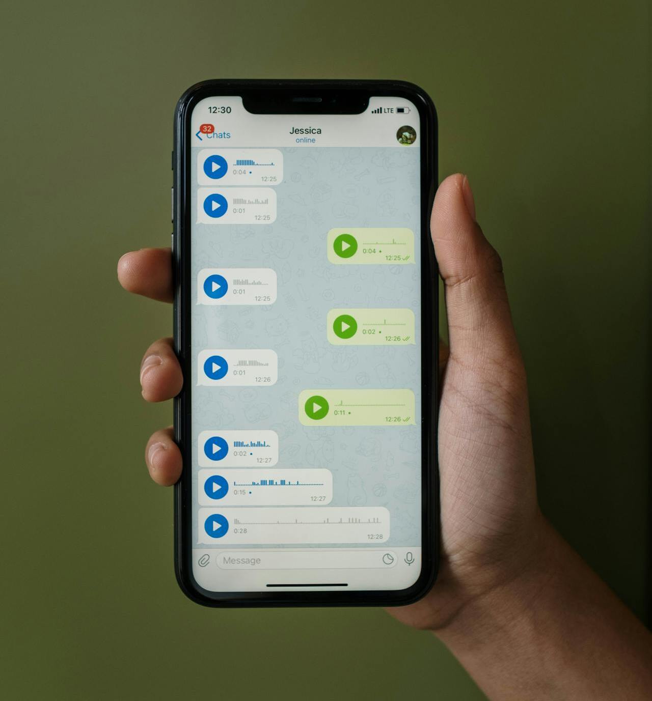 Sending Voice Notes Without Asking