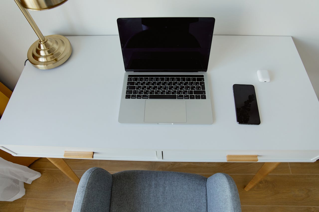 Home office desks and file cabinets