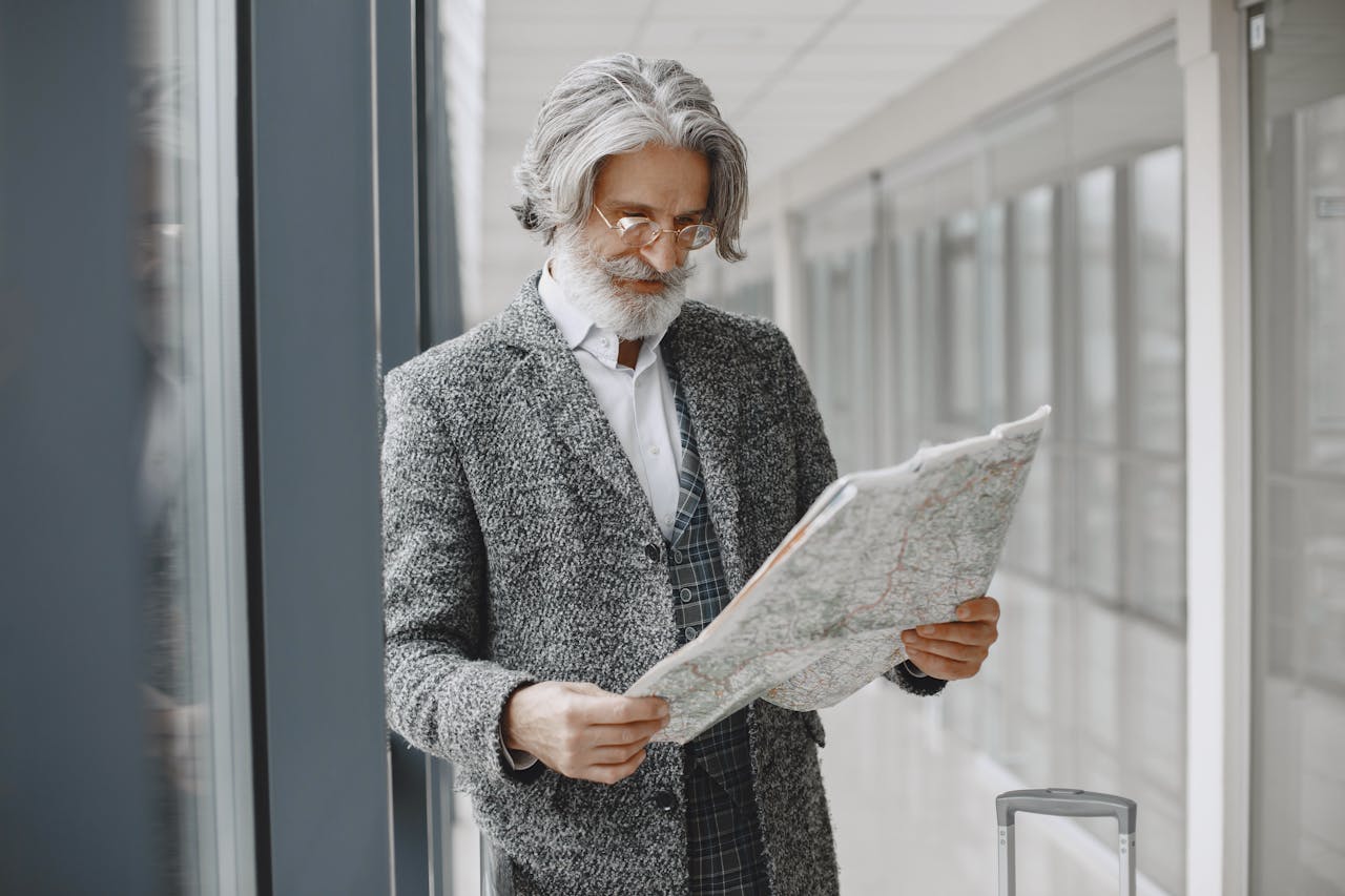 Reading a Paper Map