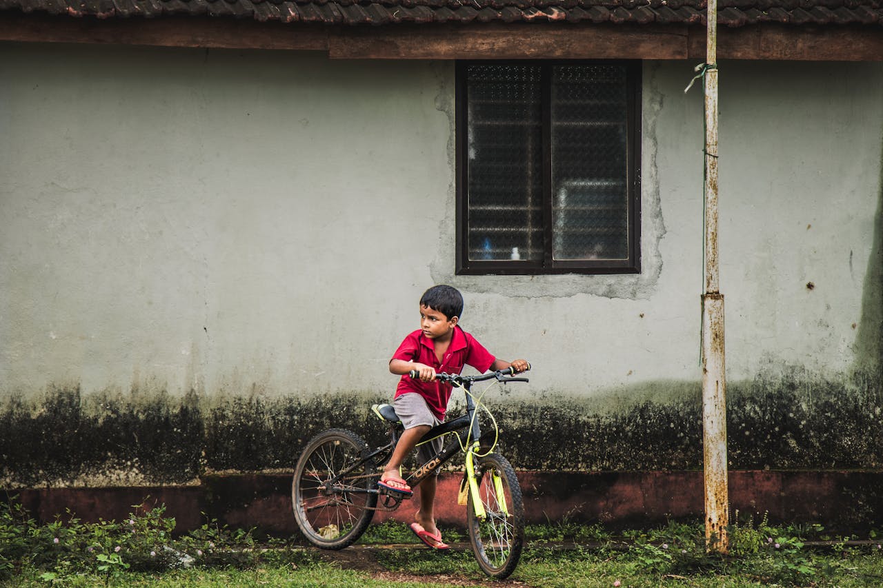 Riding Bikes Without Helmets