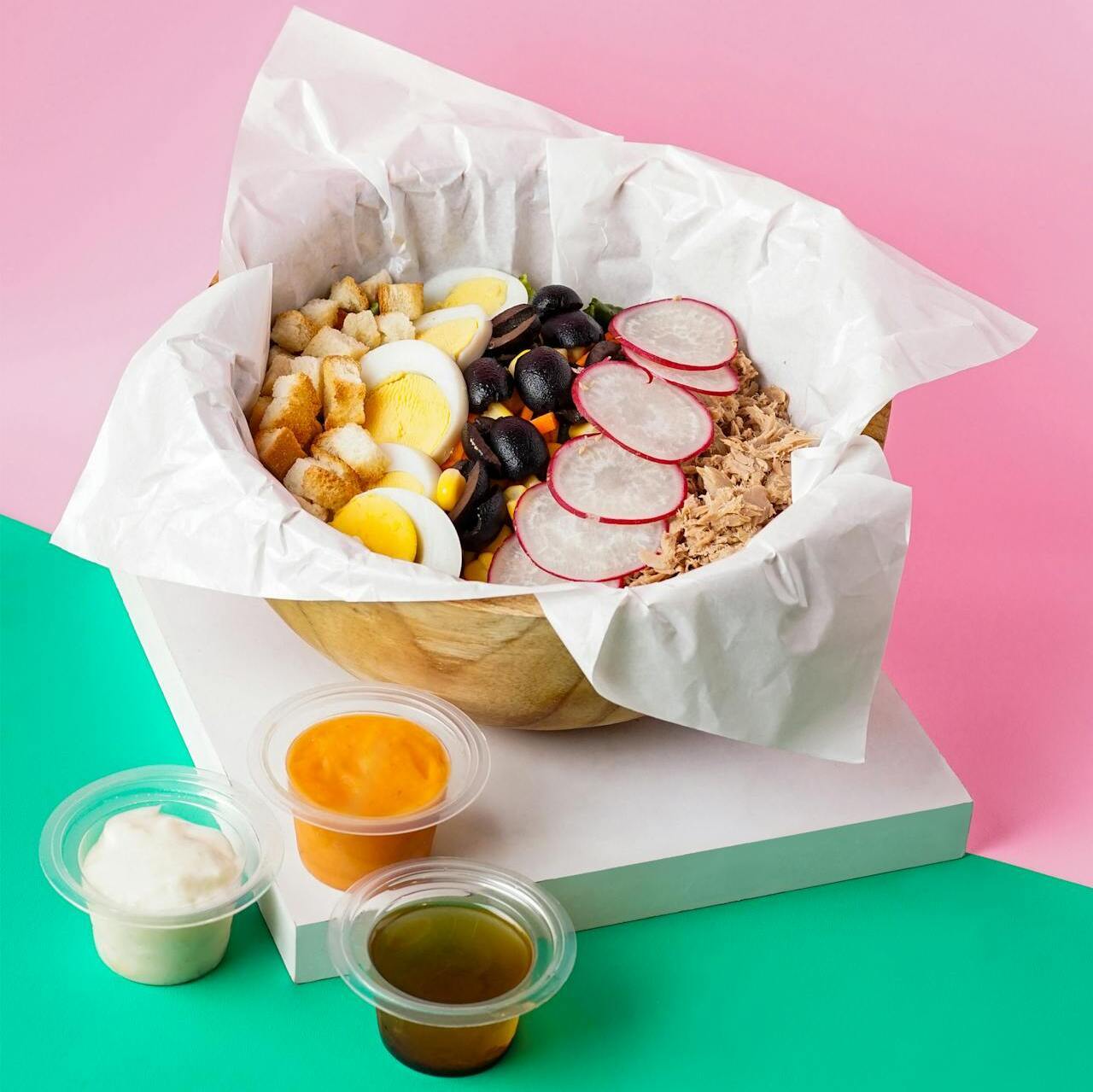 Portion Dressings Separately