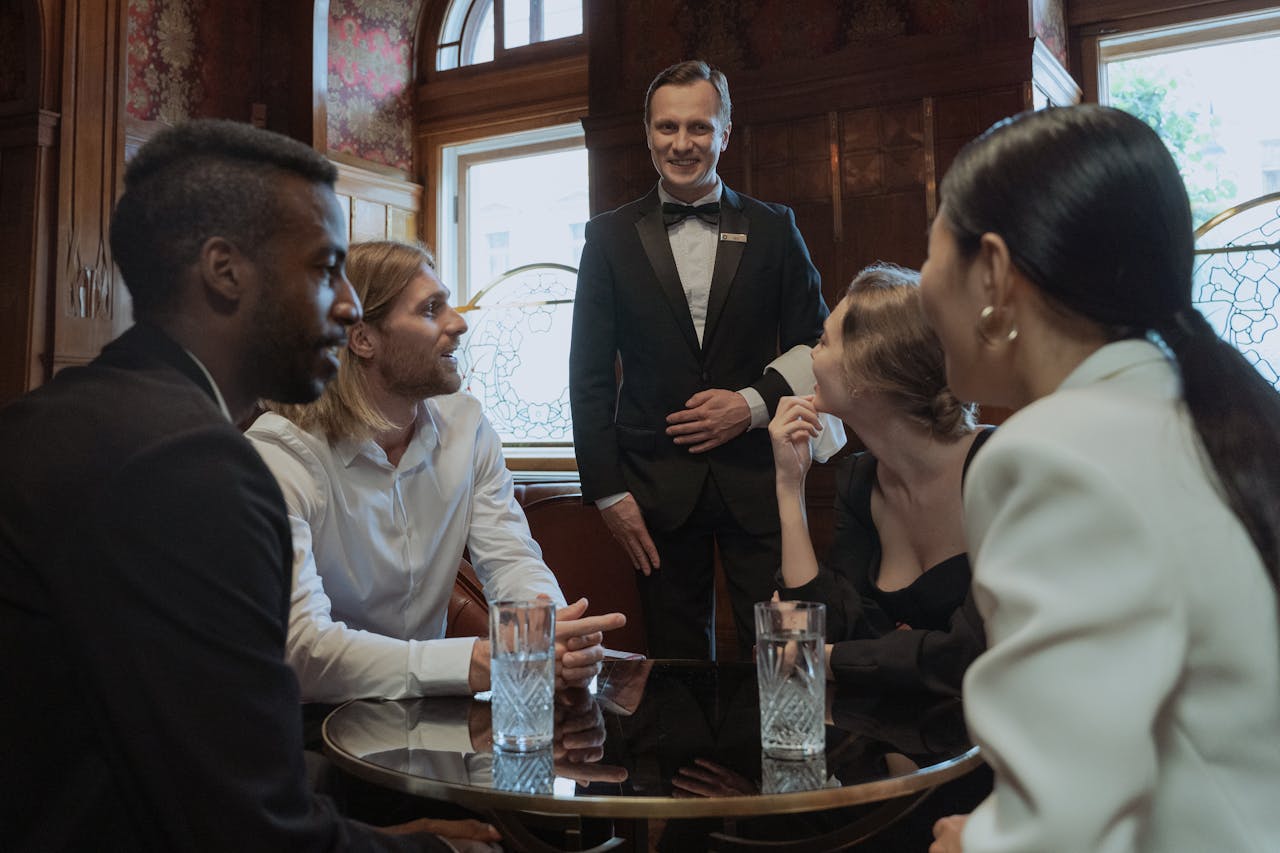 You order clearly and decisively