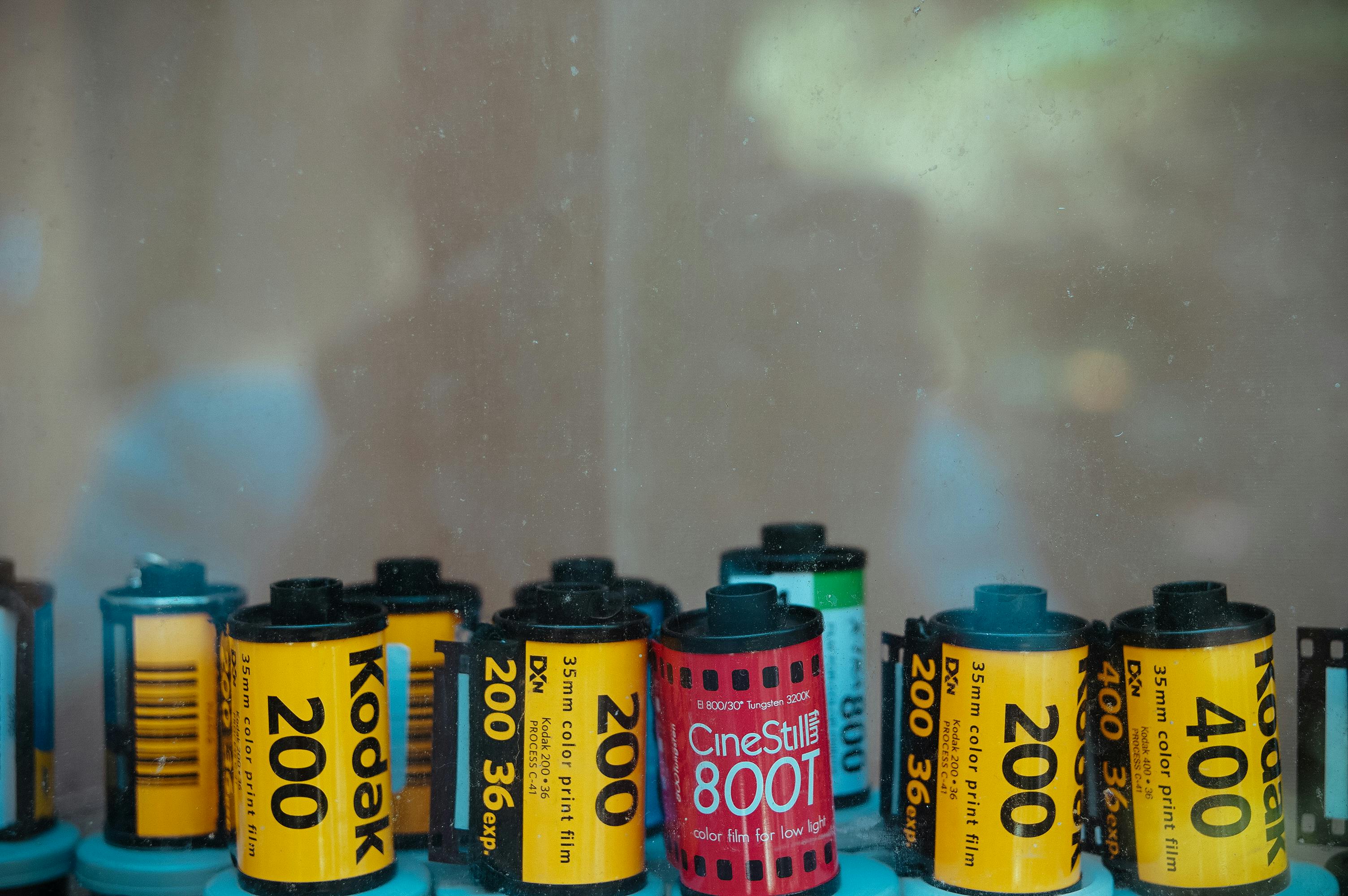 Film Rolls That Required Developing