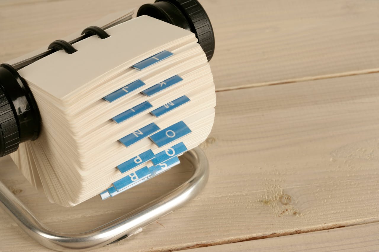 Rolodexes Organized Contacts Efficiently