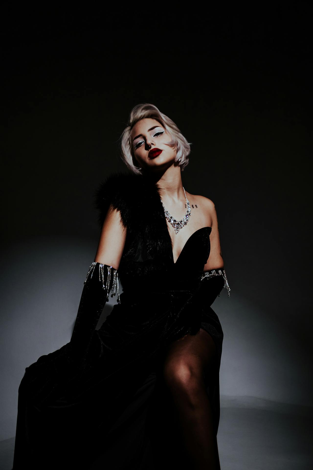 Dark and Dramatic Silhouettes Took Center Stage