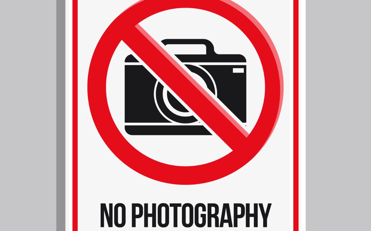 Taking Photos in Restricted Areas