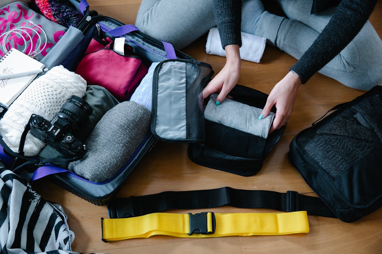 Using Packing Cubes to Stay Organized