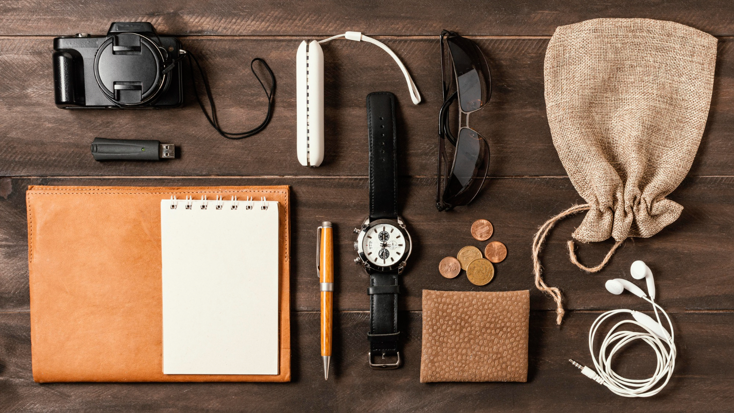 Passport, ID, and boarding pass organized in the same pocket for easy access during travel.