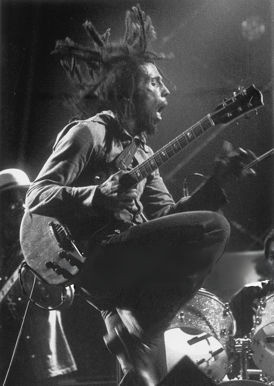 Bob Marley: Guitar, Bible, and Herb