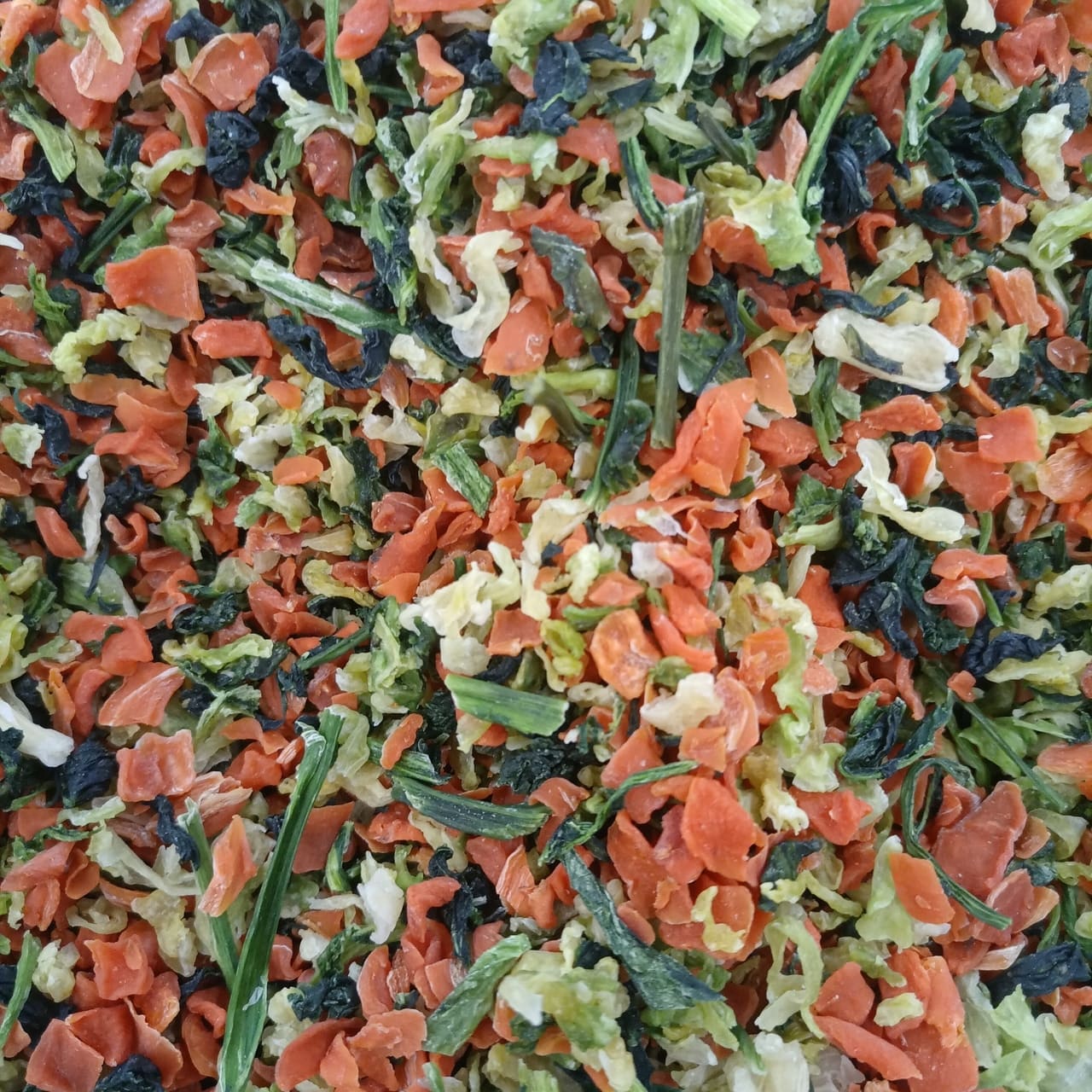 Rehydrated Dehydrated Vegetables