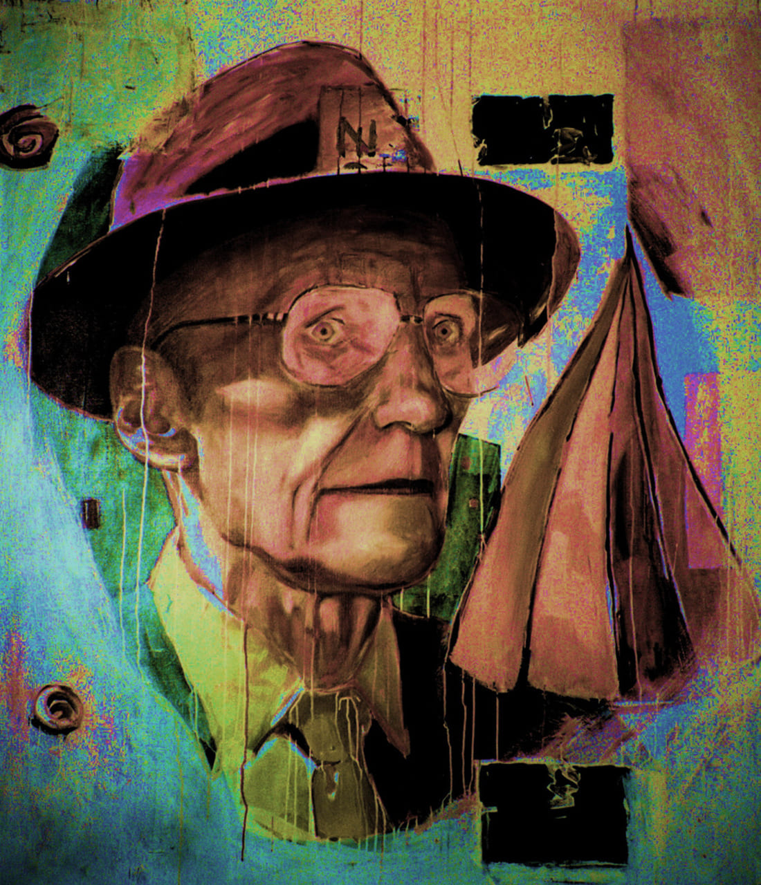William S. Burroughs: Gun, Fedora, and Joint