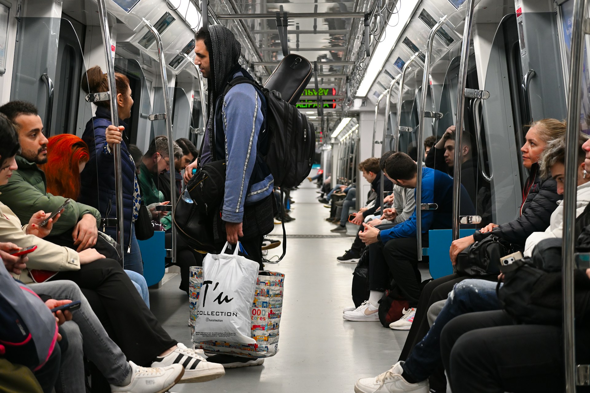 Unattended Bags Taking Up Seats