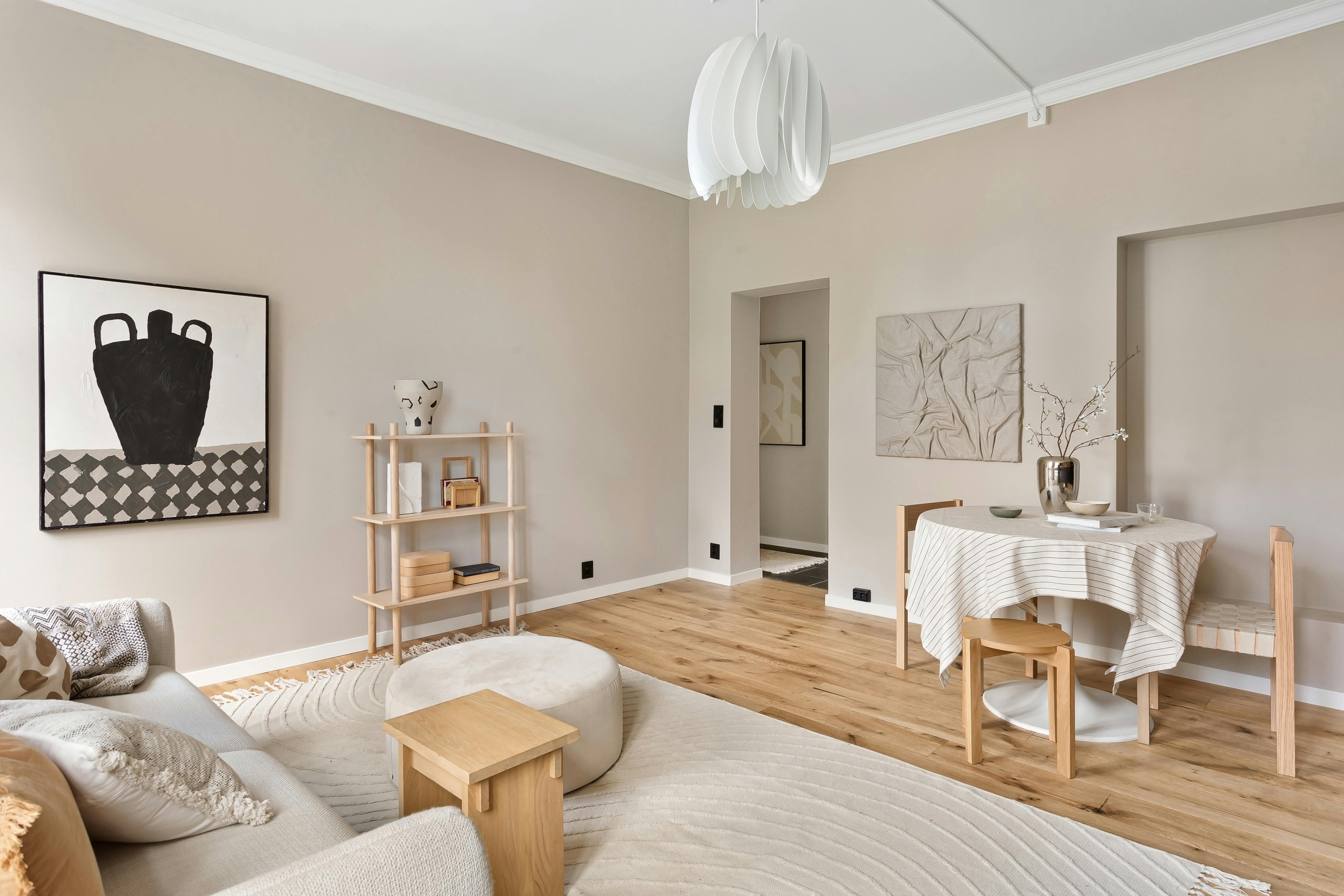 Warm Magnolia and Muted Beige Palettes