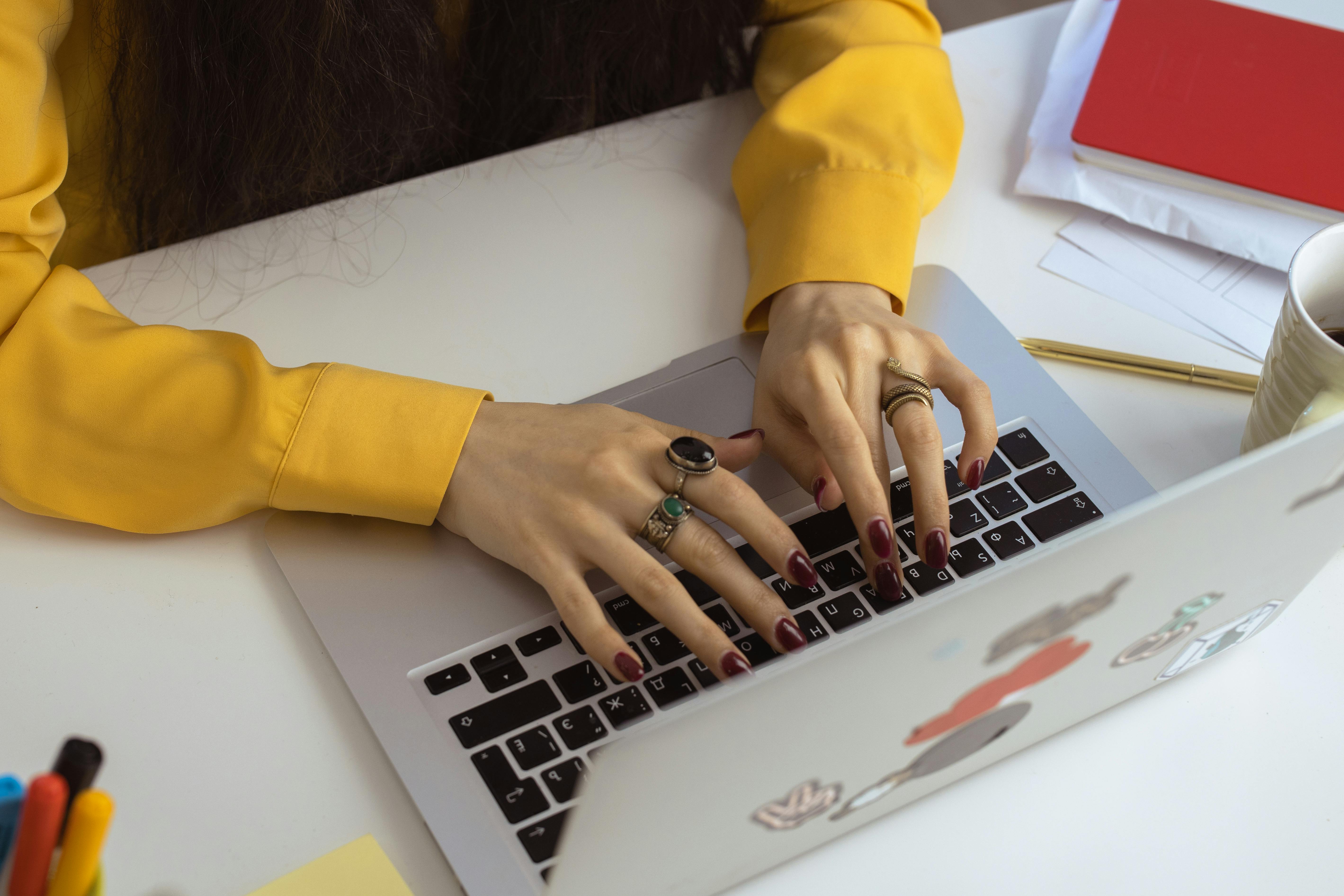  Short Almond Rouge Noir Nails That Stay Office Appropriate