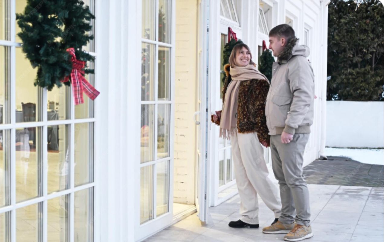 Christmas Carolers Ringing Every Door