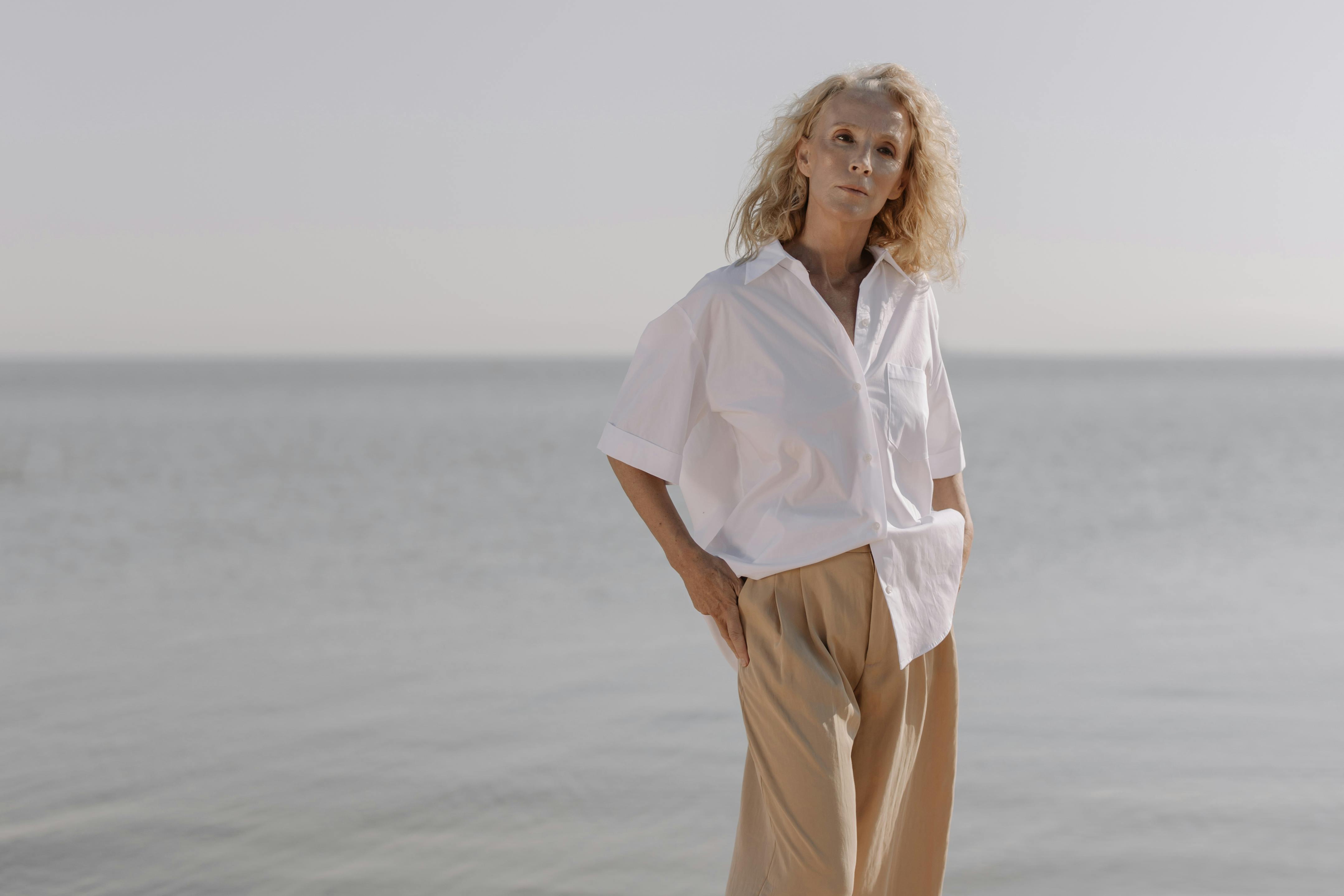White Button-Down Shirt