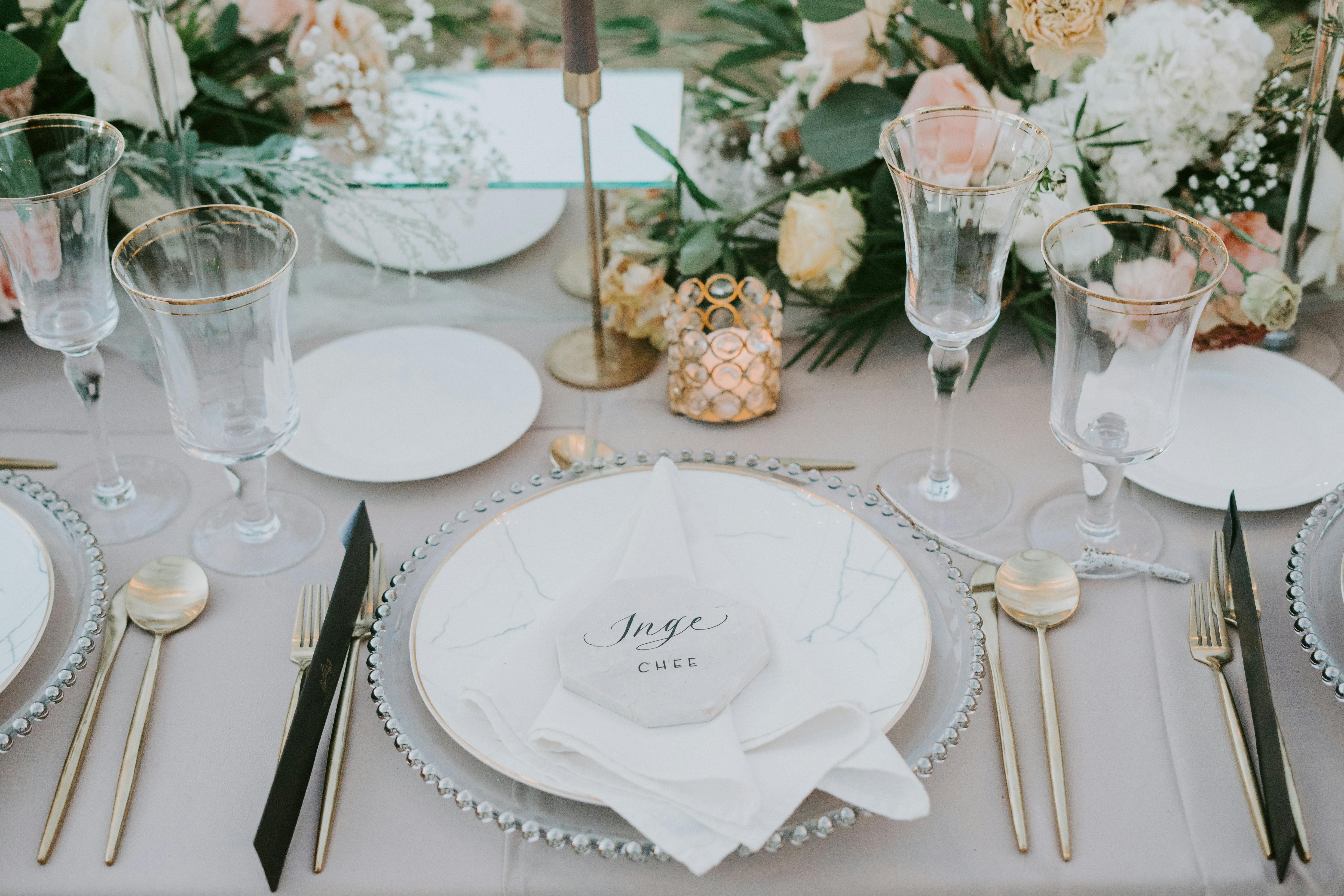 Ornate Place Settings With Modern Balance