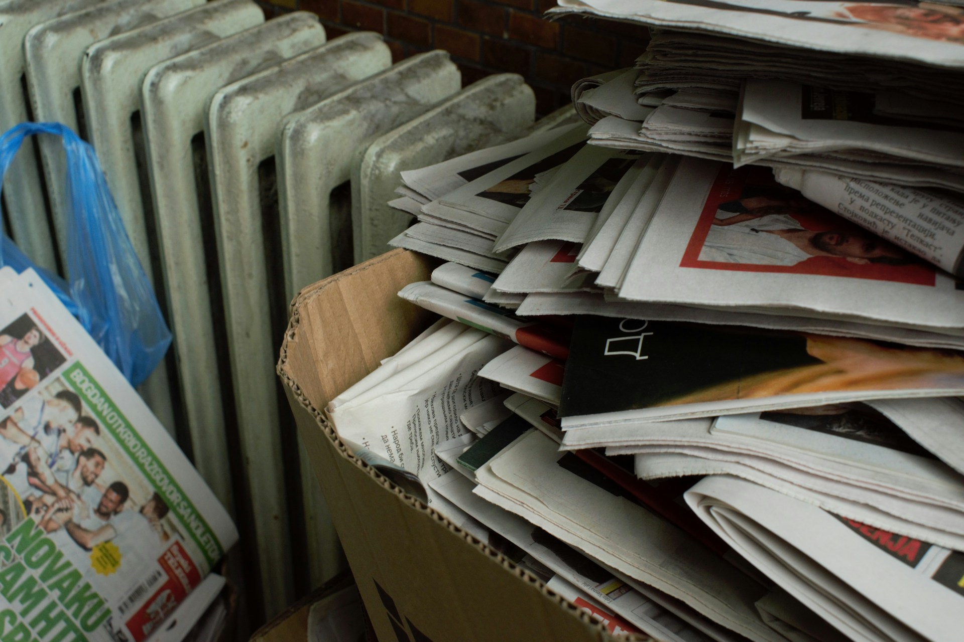 Old Mail and Paper Stacks