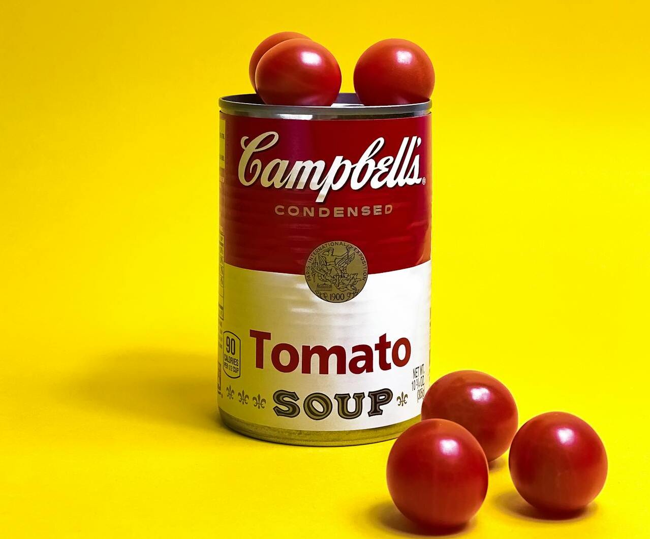 Canned soup saves time and money 