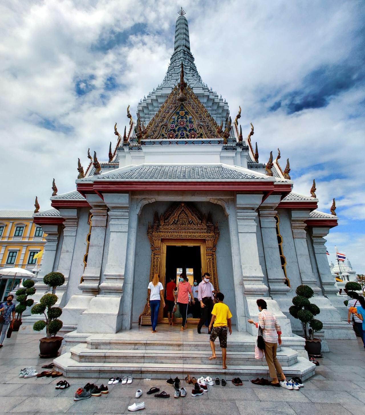 You respect sacred spots without casual behavior