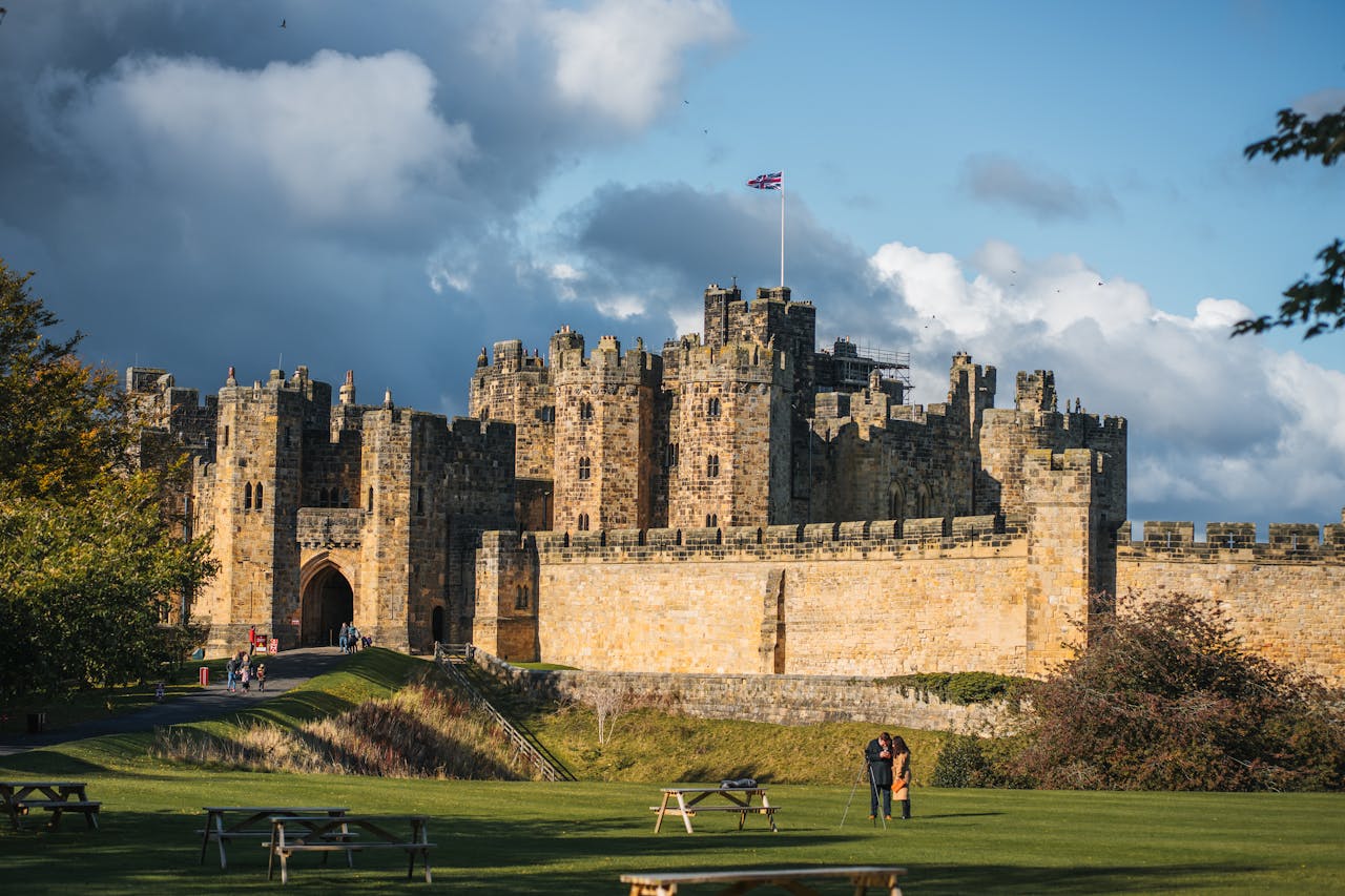 Alnwick Castle, England (Harry Potter, Downton)