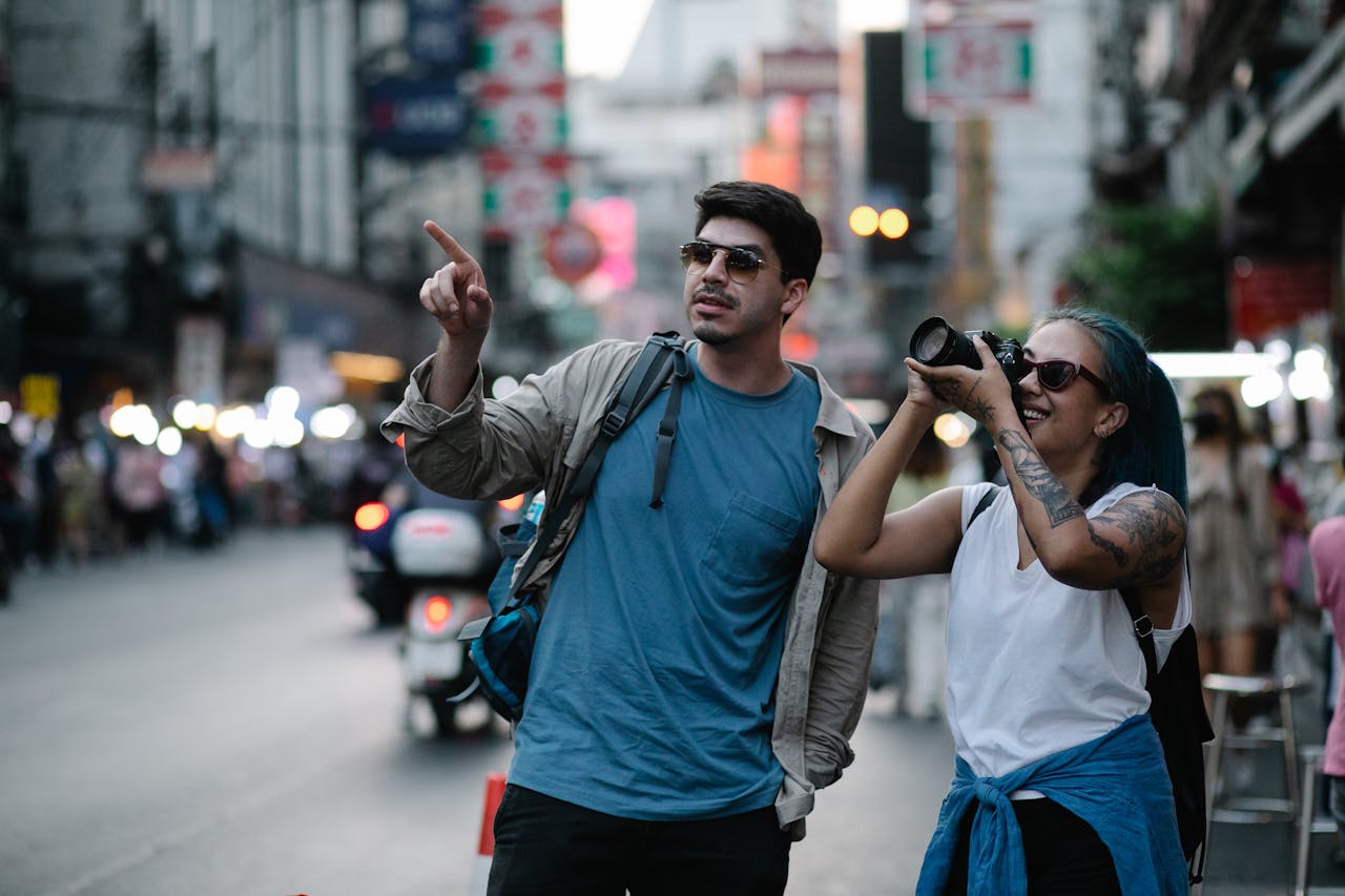 You ask before photographing people or rituals