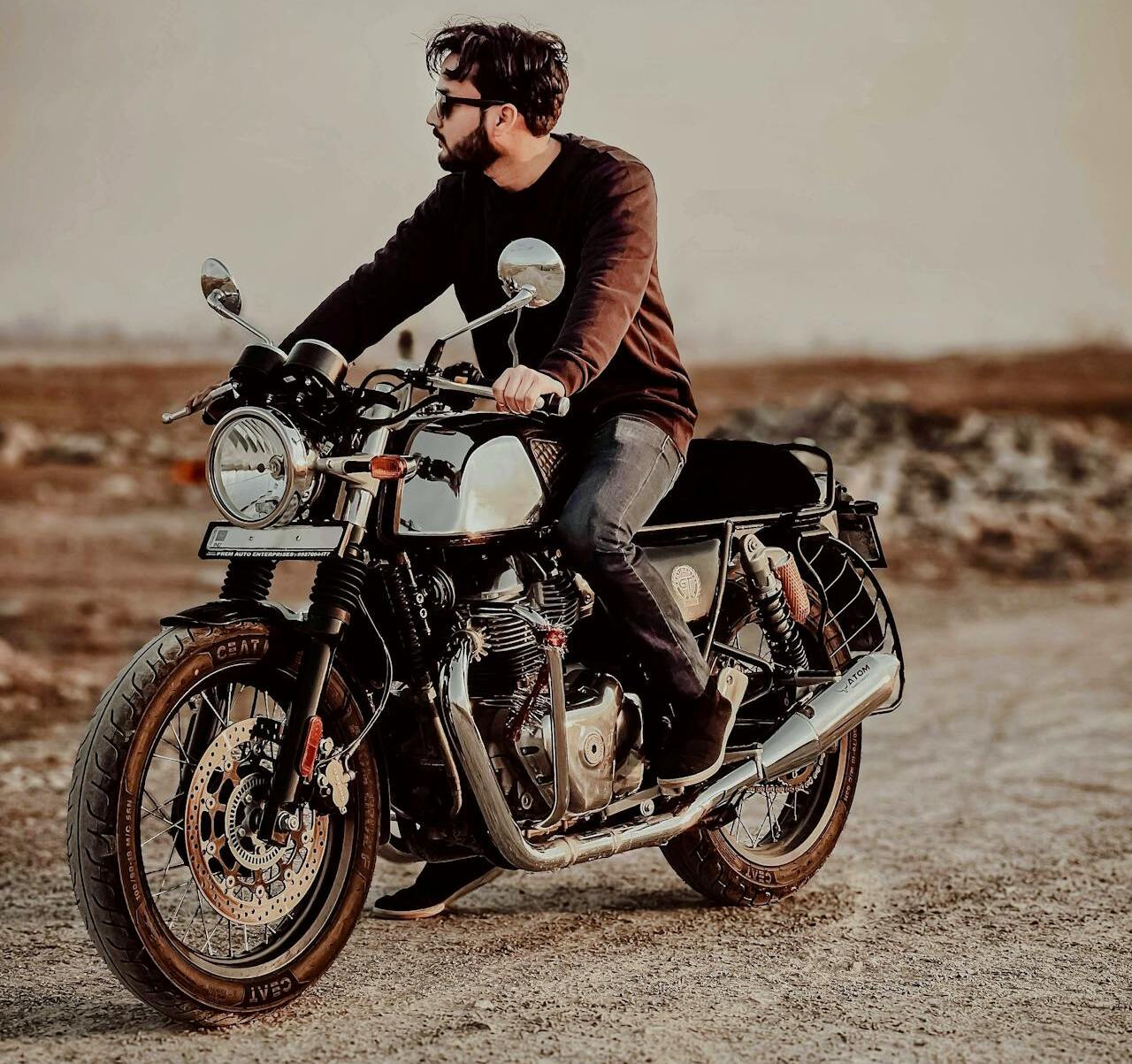  Riding Motorcycles Without Helmets