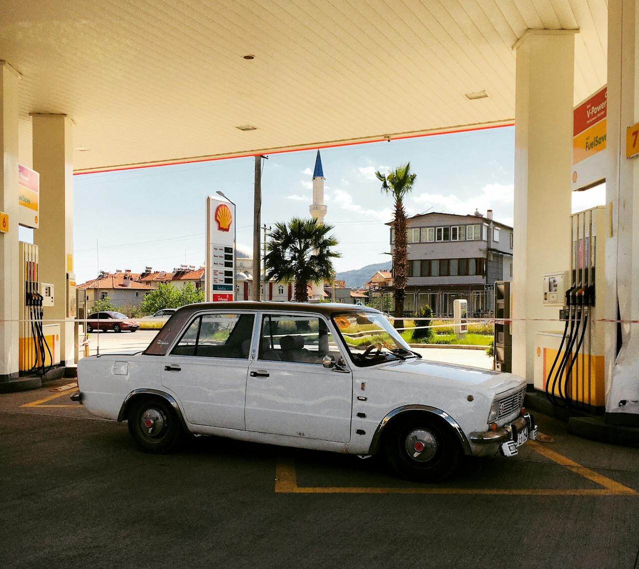 Parking at the pump longer than needed
