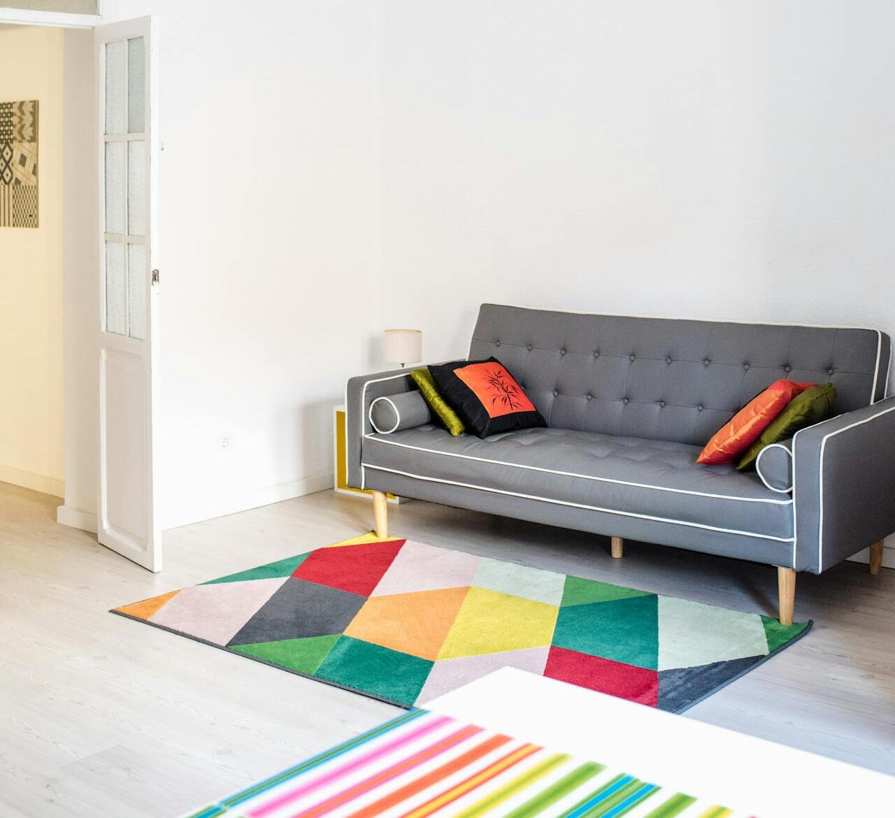 Patterned Rugs and Fabrics