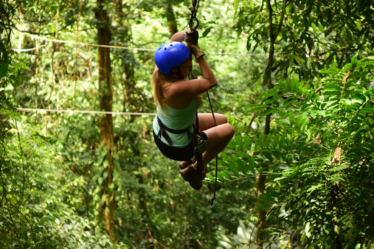 Ziplining Over Forests or Water
