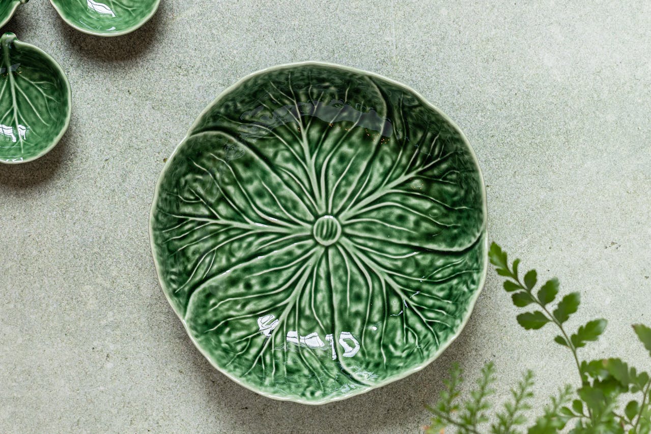 Spring Blossom Green Bowls